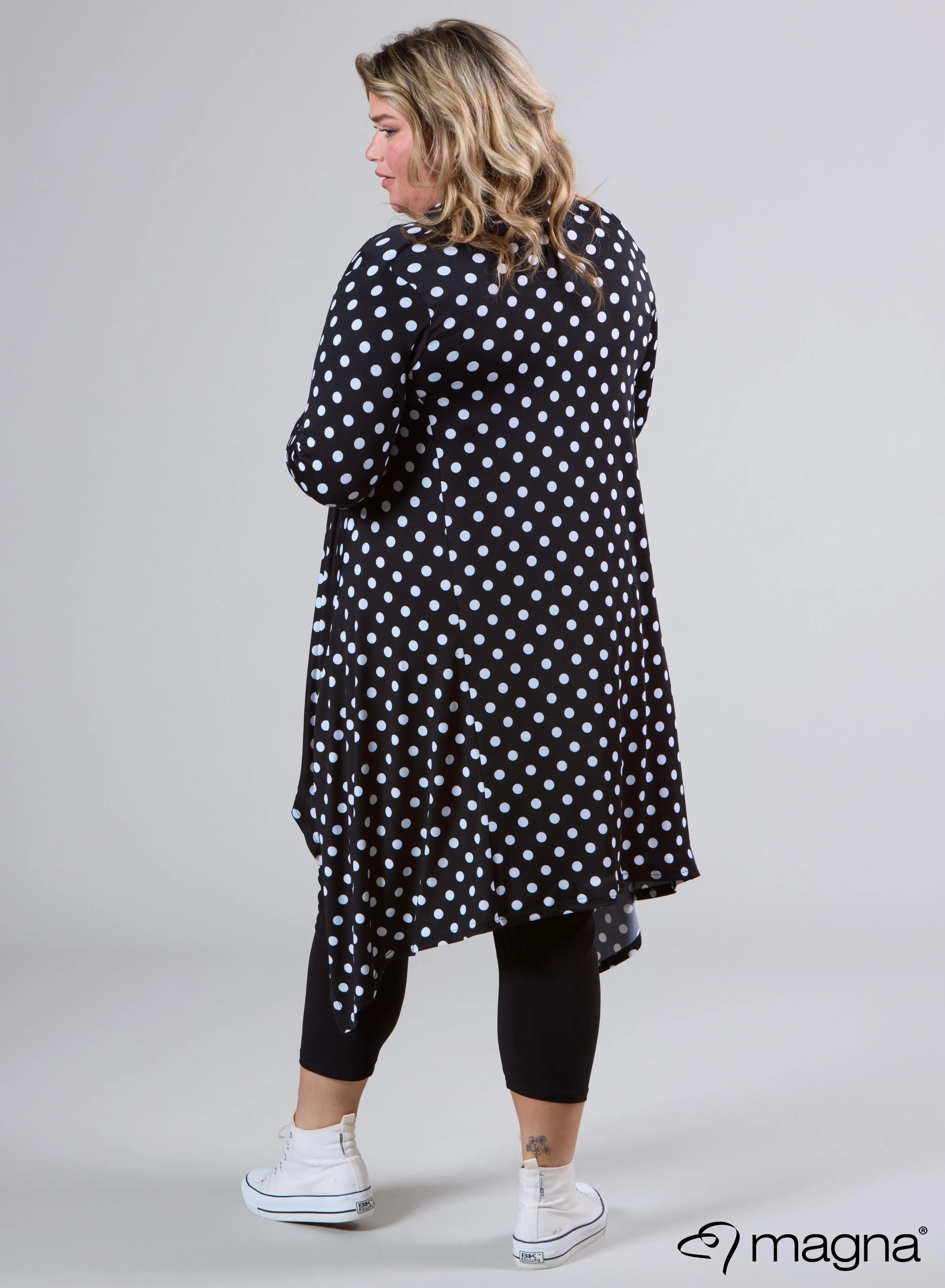 Magna Edgy Cover Print Polka Black