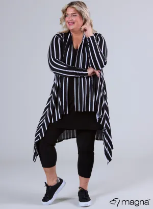 Magna Edgy Cover Print Wide Lines B/W