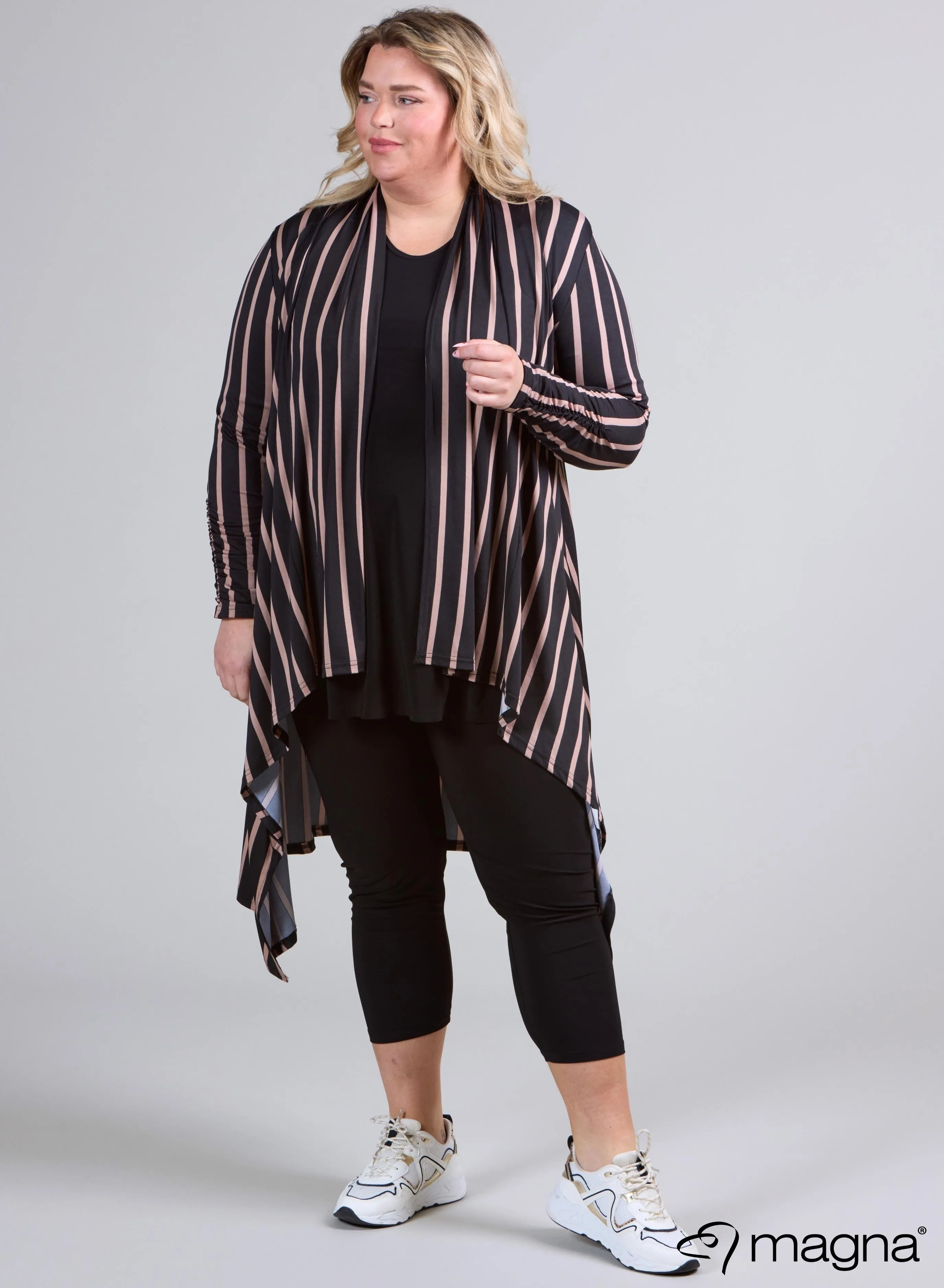 Magna Edgy Cover Print Wide Lines Taupe