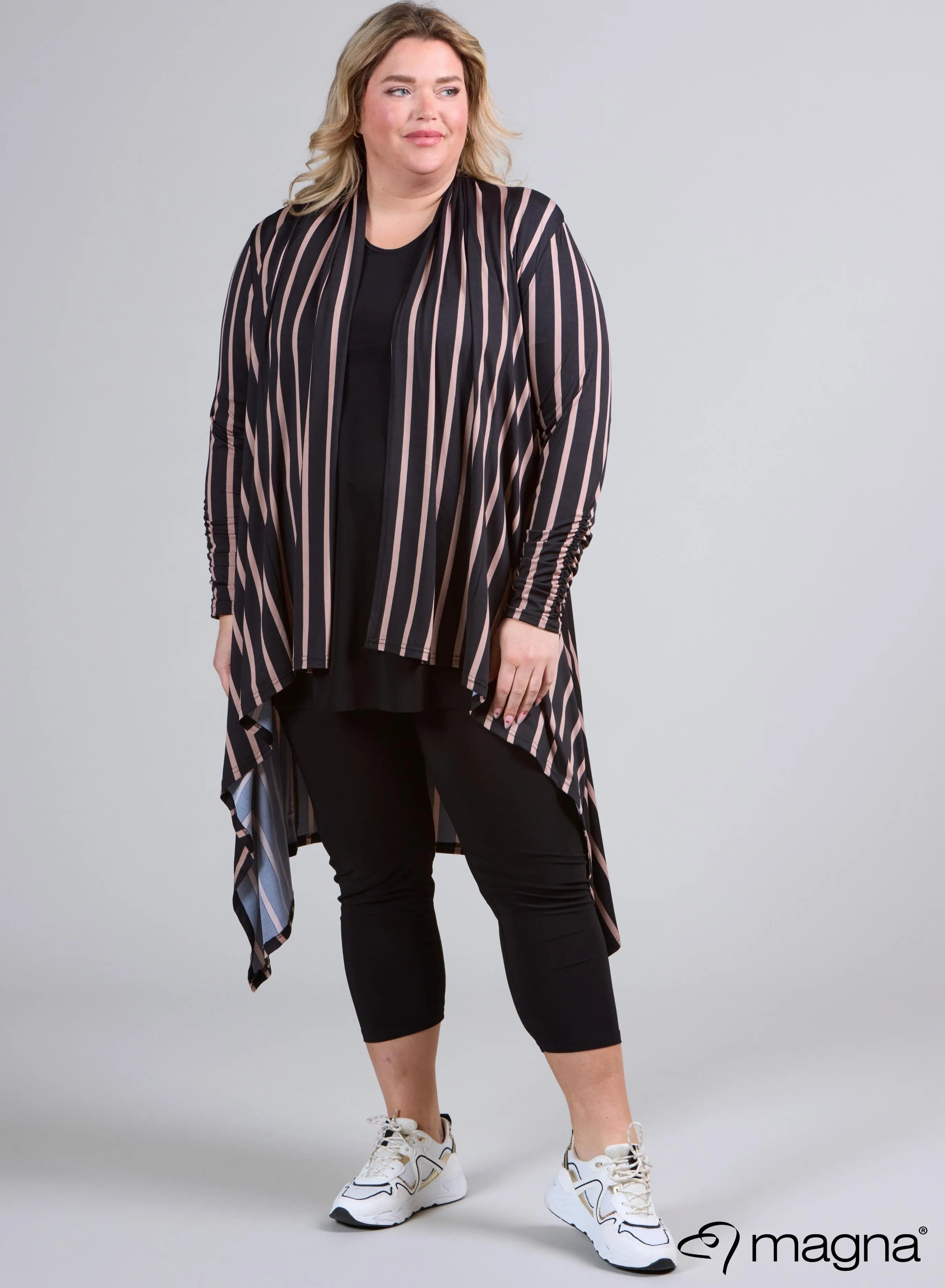 Magna Edgy Cover Print Wide Lines Taupe