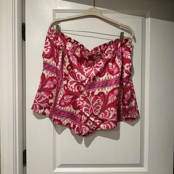 MANGO Satin Shorts