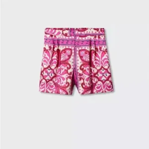 MANGO Satin Shorts