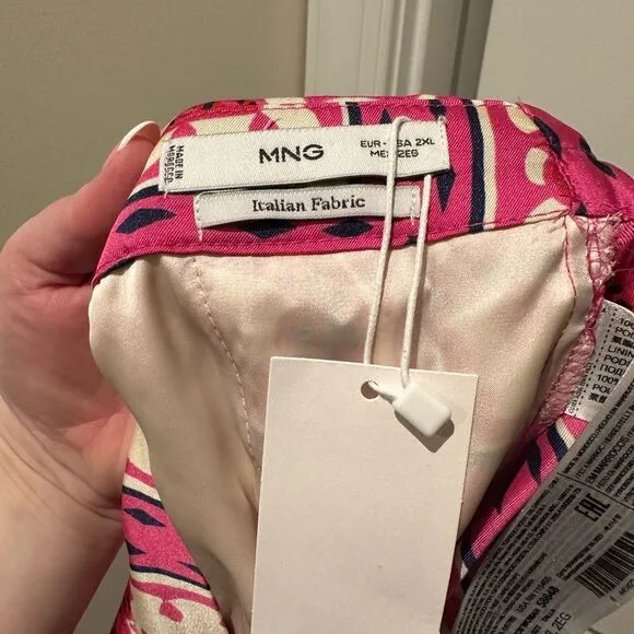 MANGO Satin Shorts