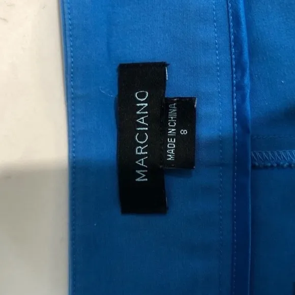 Marciano blue dress shorts size:8