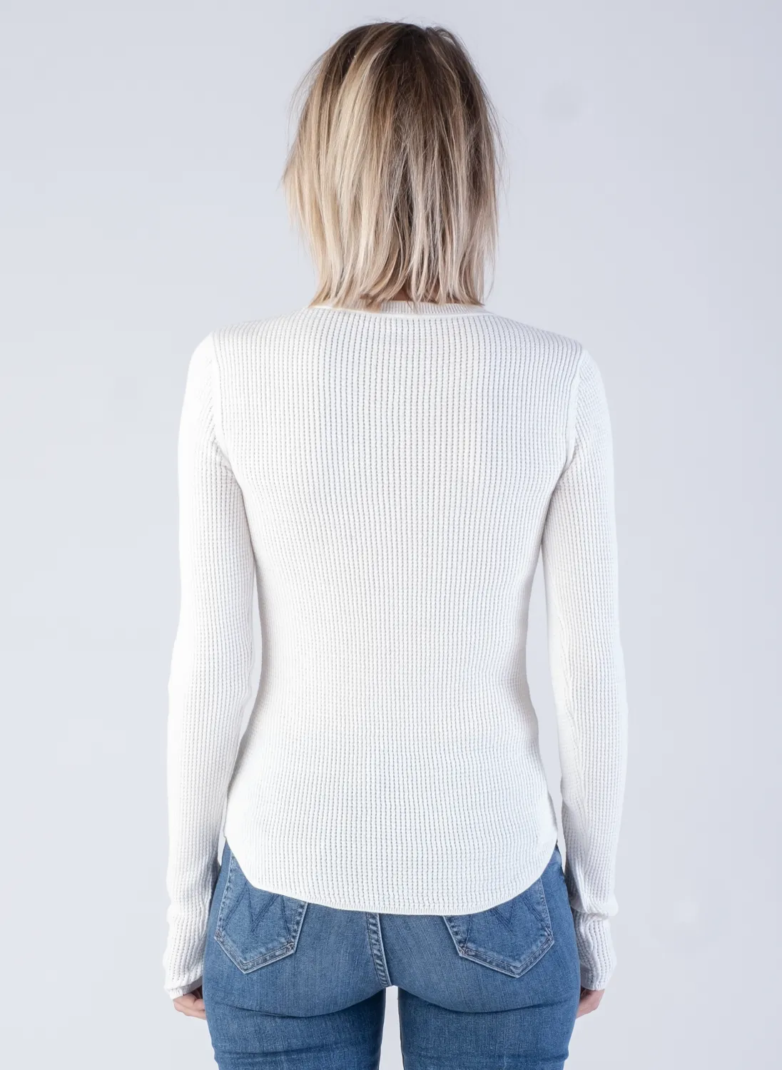 Margaret O'Leary Waffle Crew Top