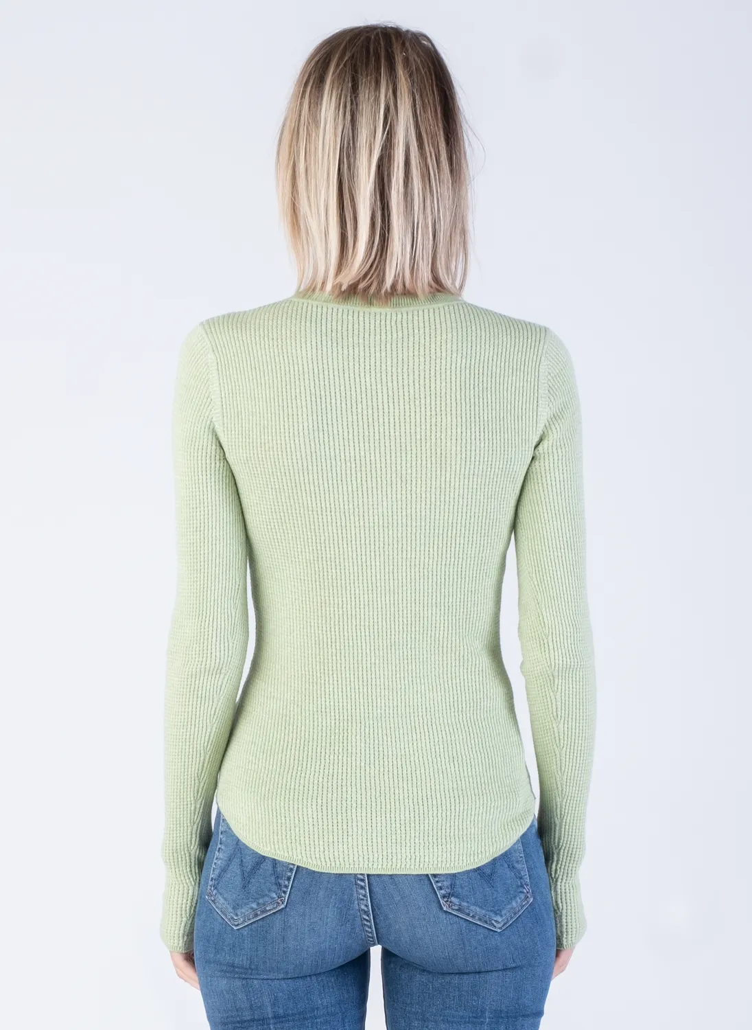 Margaret O'Leary Waffle Crew Top