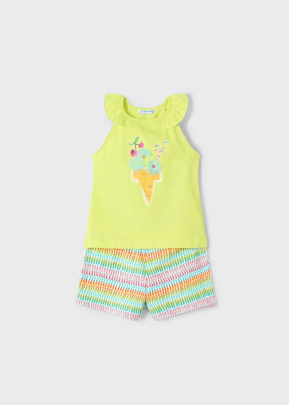 Mayoral Girls Shorts Set 3214 Citrus
