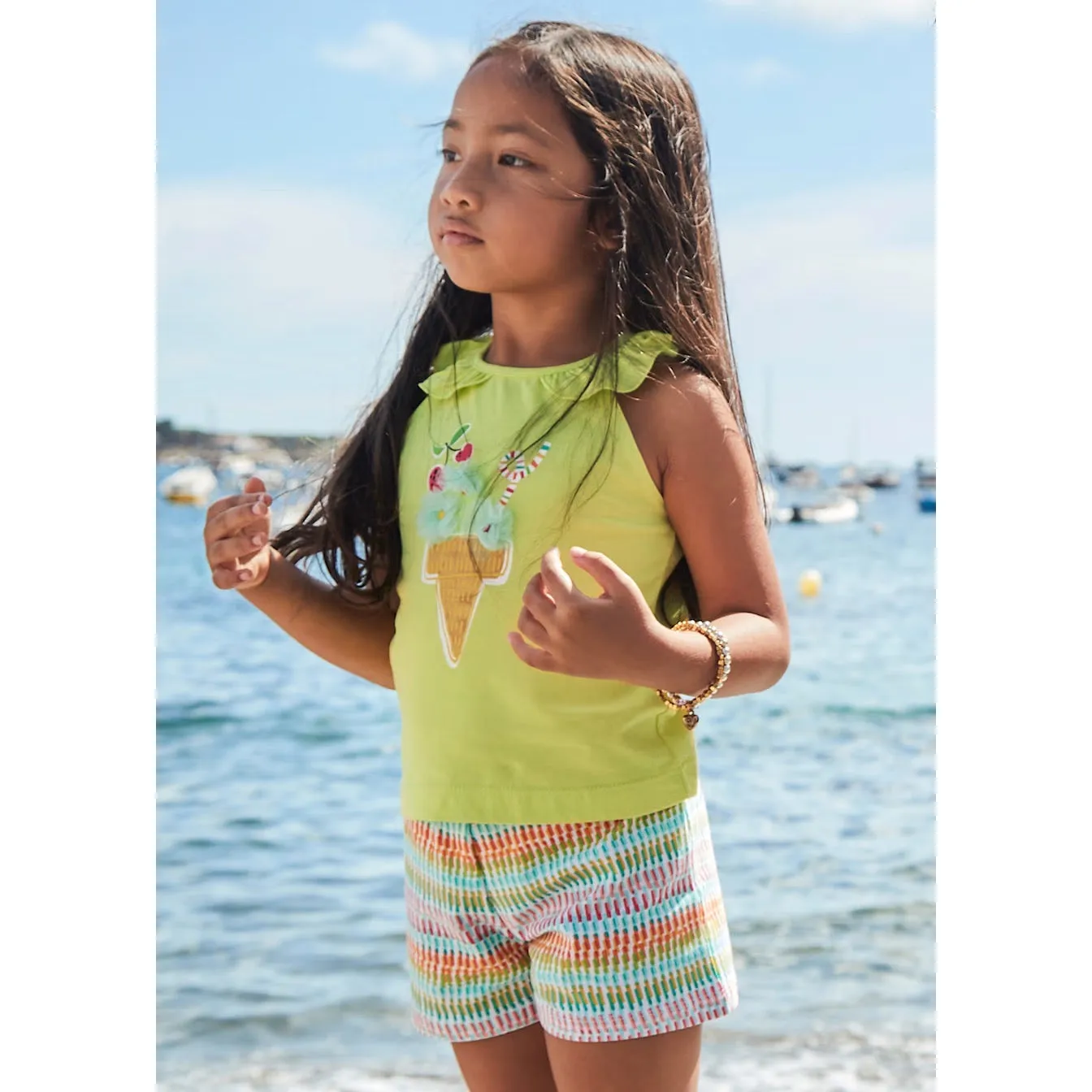 Mayoral Girls Shorts Set 3214 Citrus