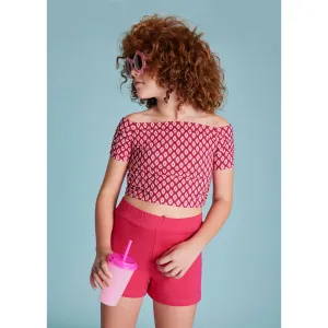 Mayoral Older Girls Shorts Set 6293 Pink
