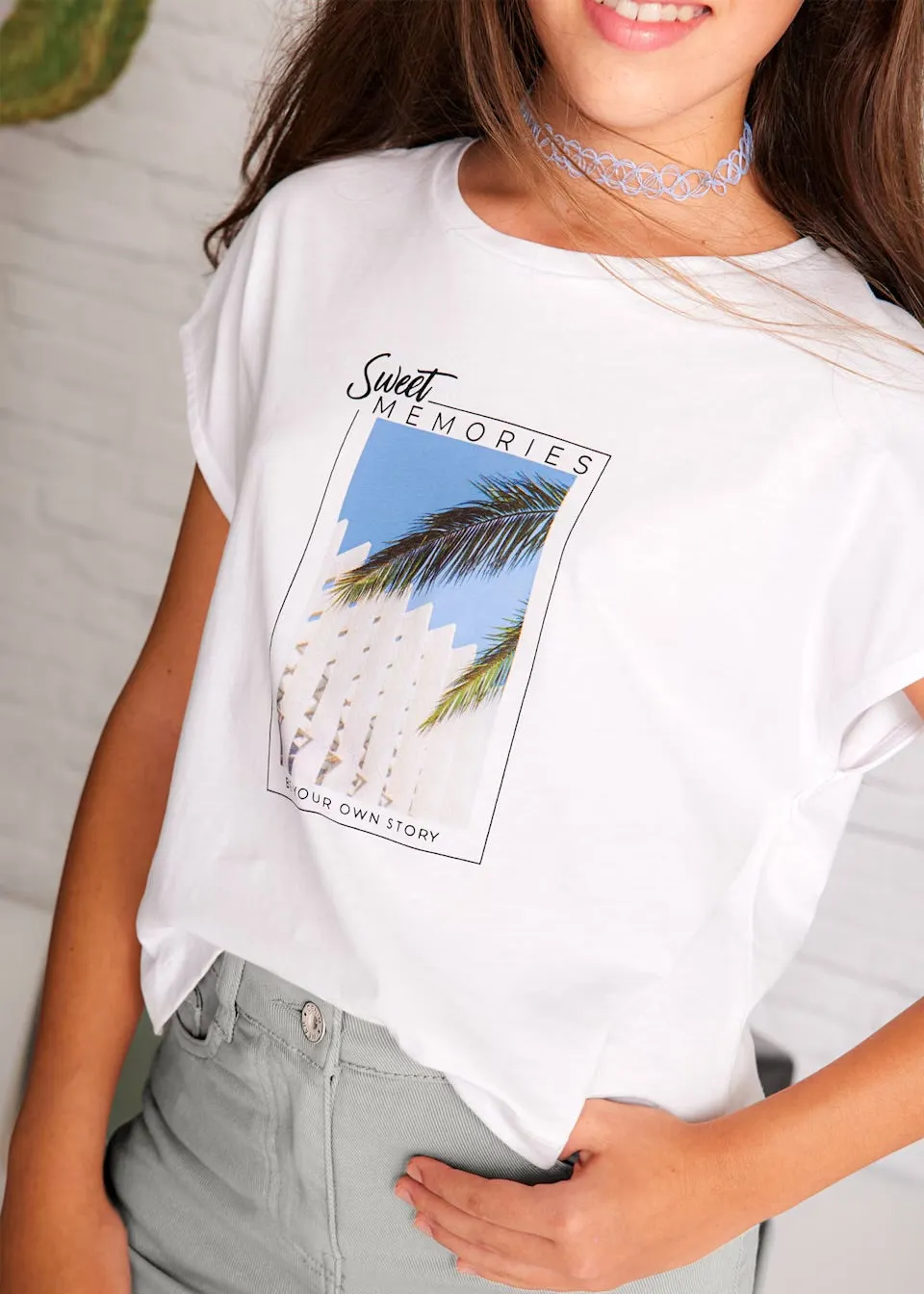 Mayoral Older Girls T-Shirt 6026 Sweet Memories