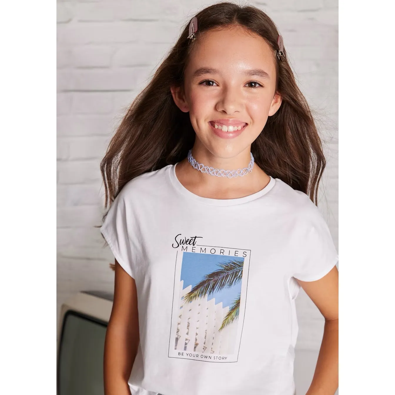 Mayoral Older Girls T-Shirt 6026 Sweet Memories