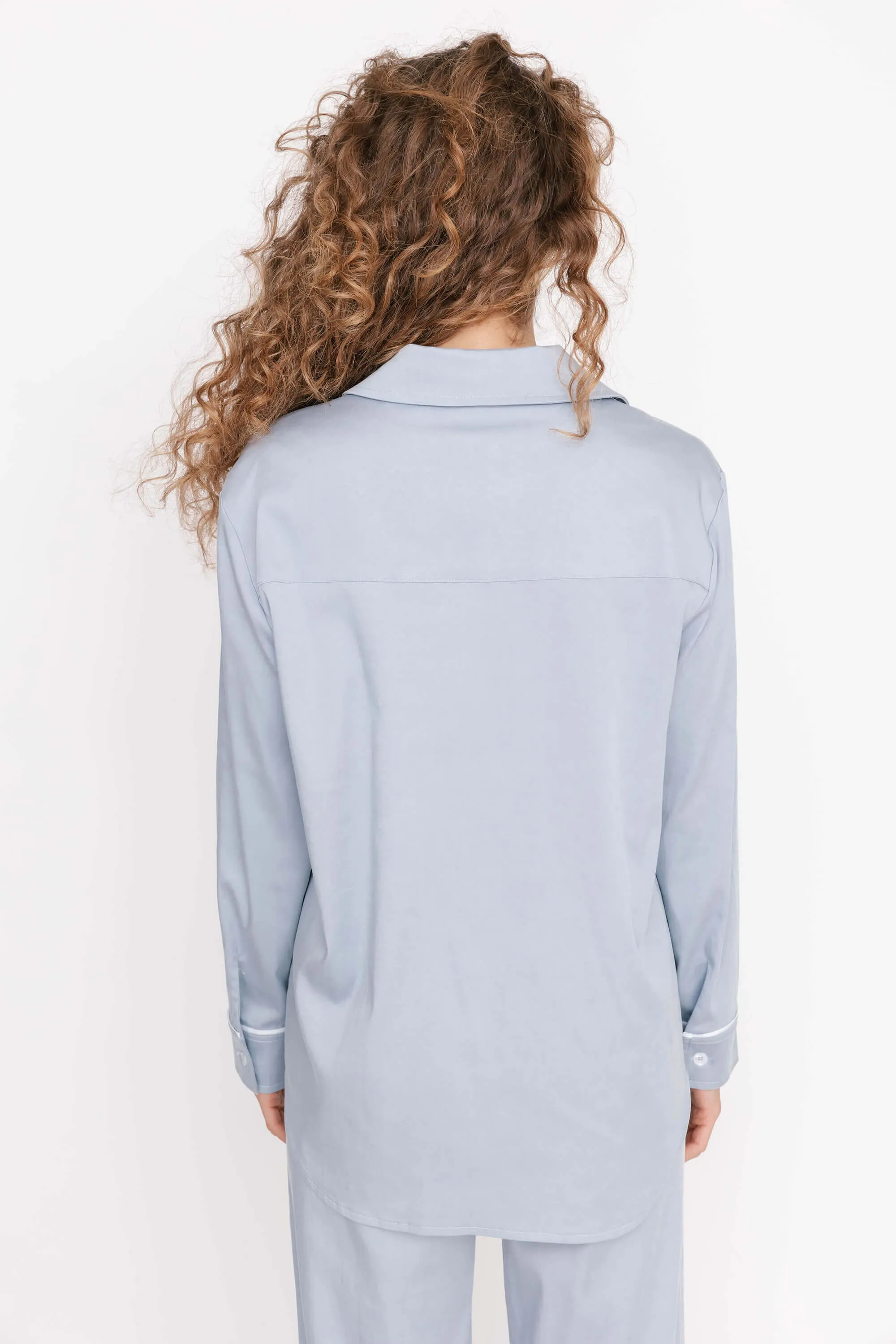 Melina Sleep Shirt in Sky Blue