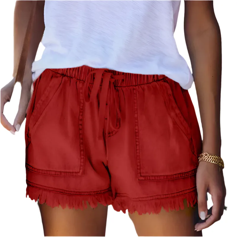 Melissa - Trendy Versatile Styling High-Waist Denim Shorts