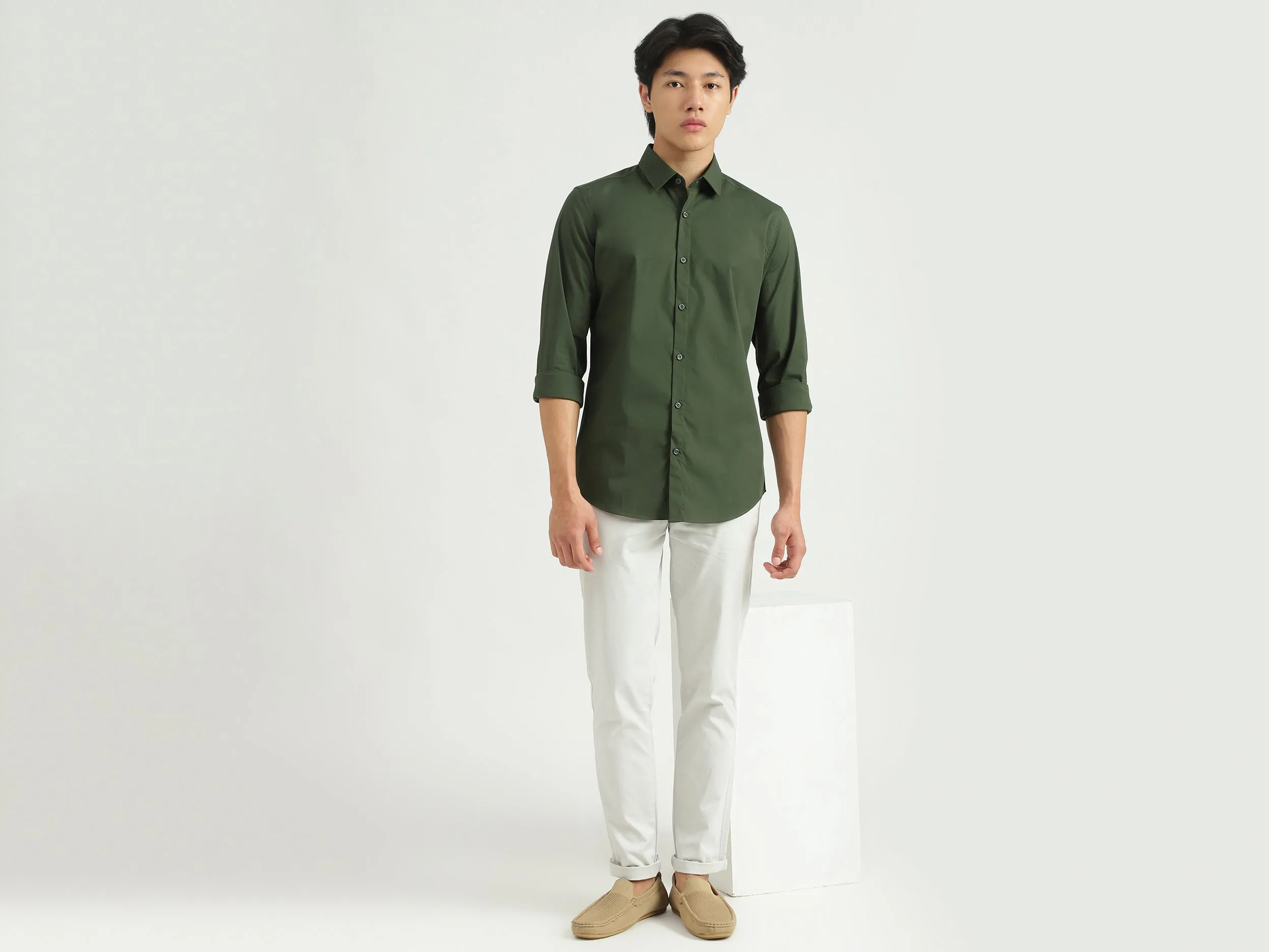Men Solid Shirt