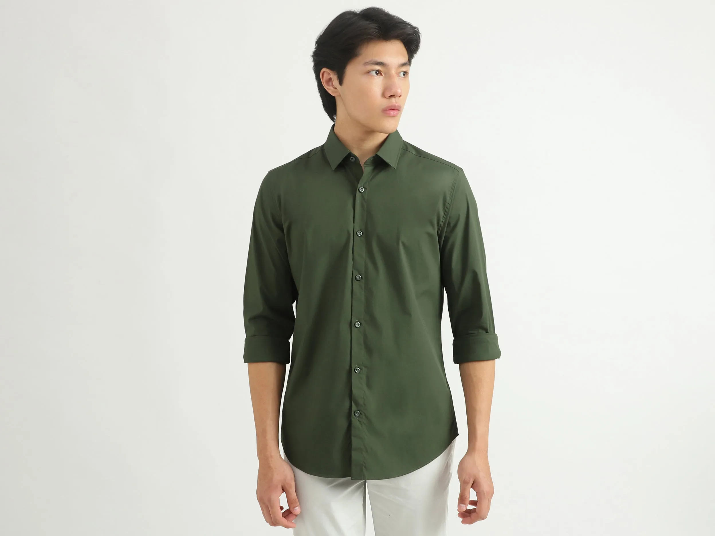 Men Solid Shirt