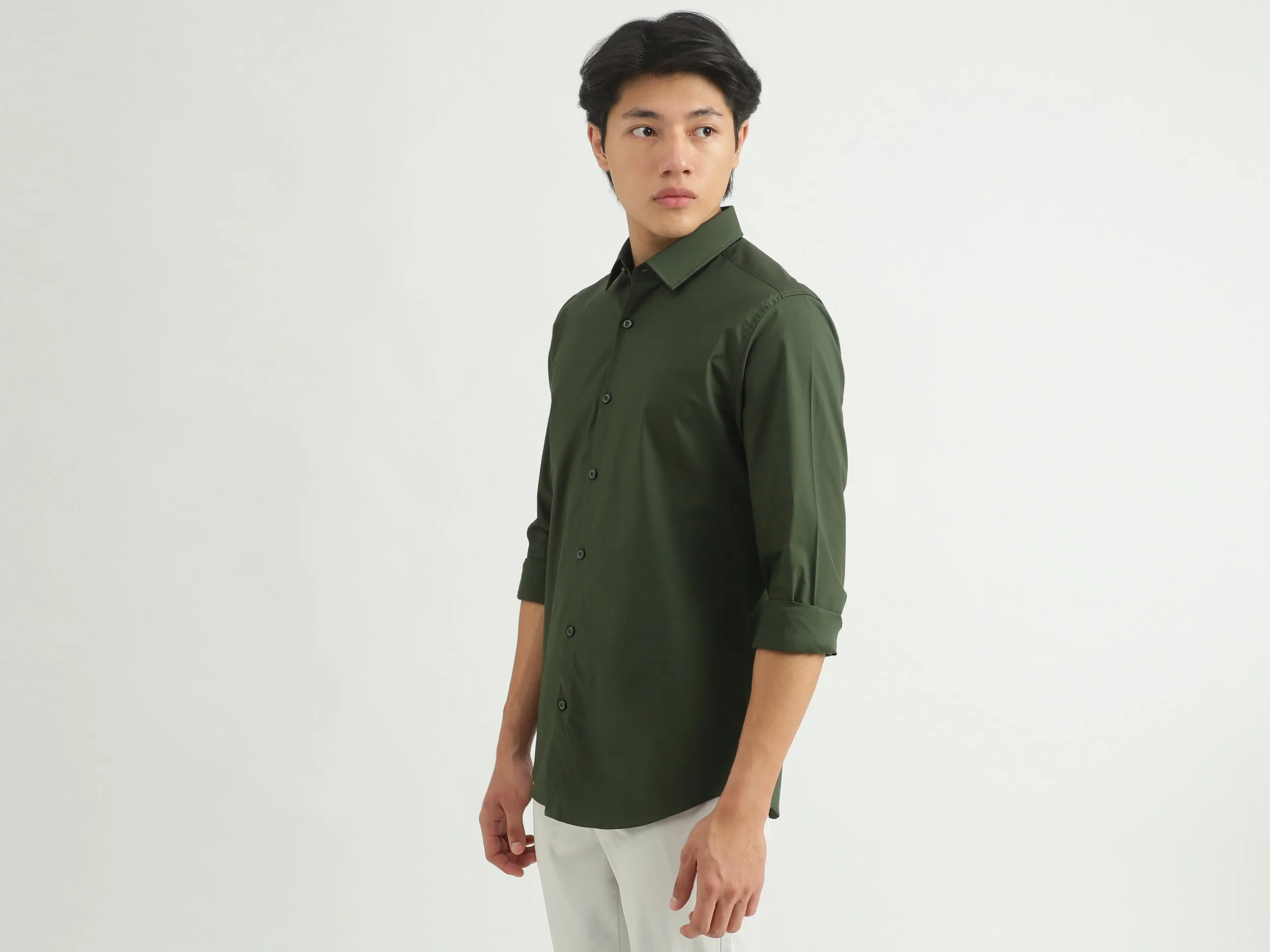 Men Solid Shirt