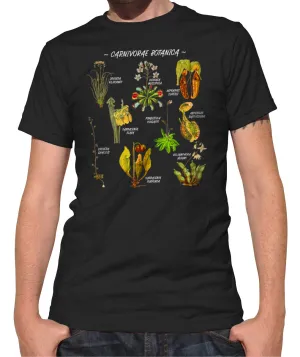 Men's Carnivorae Botanica Carnivorous Plants Botanical Chart T-Shirt