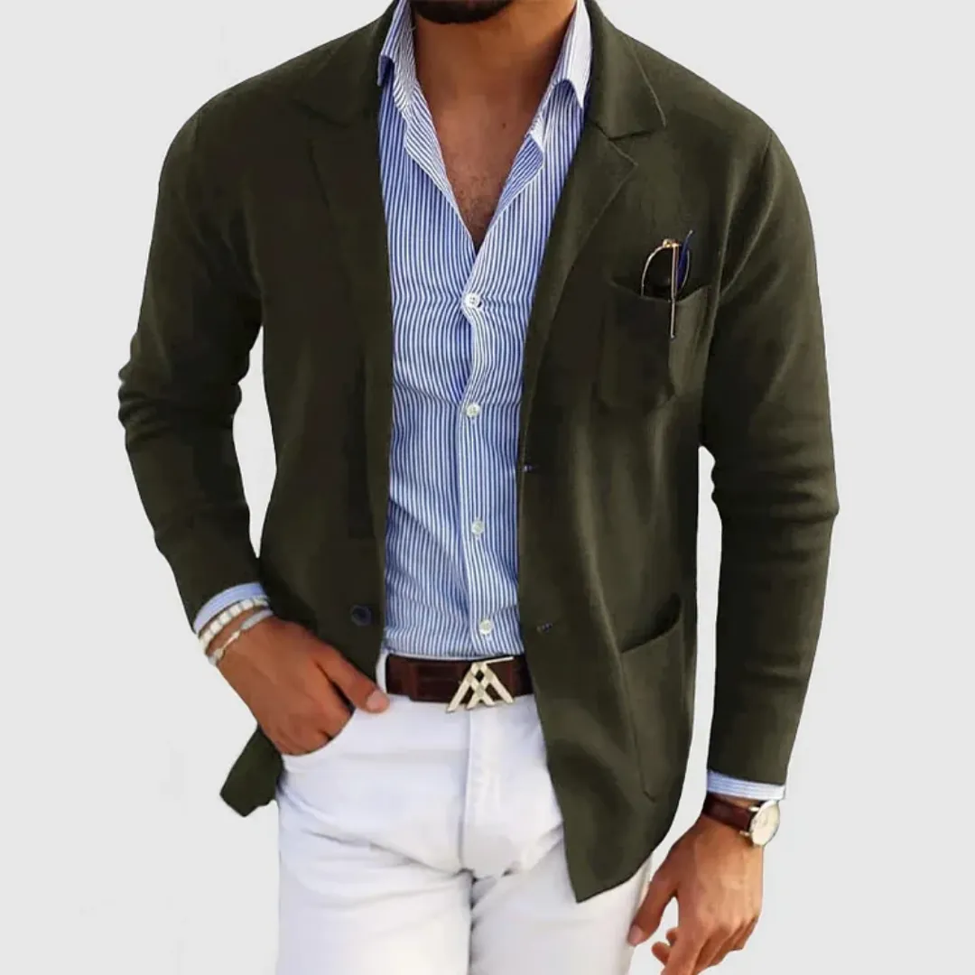 Men's Formal Long Sleeve Cardigan | Knit