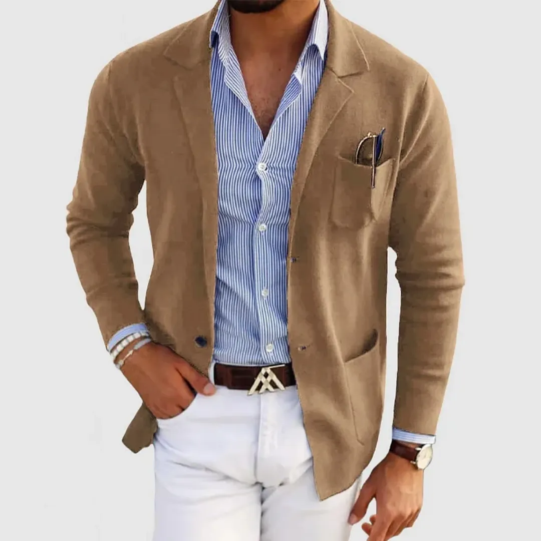 Men's Formal Long Sleeve Cardigan | Knit