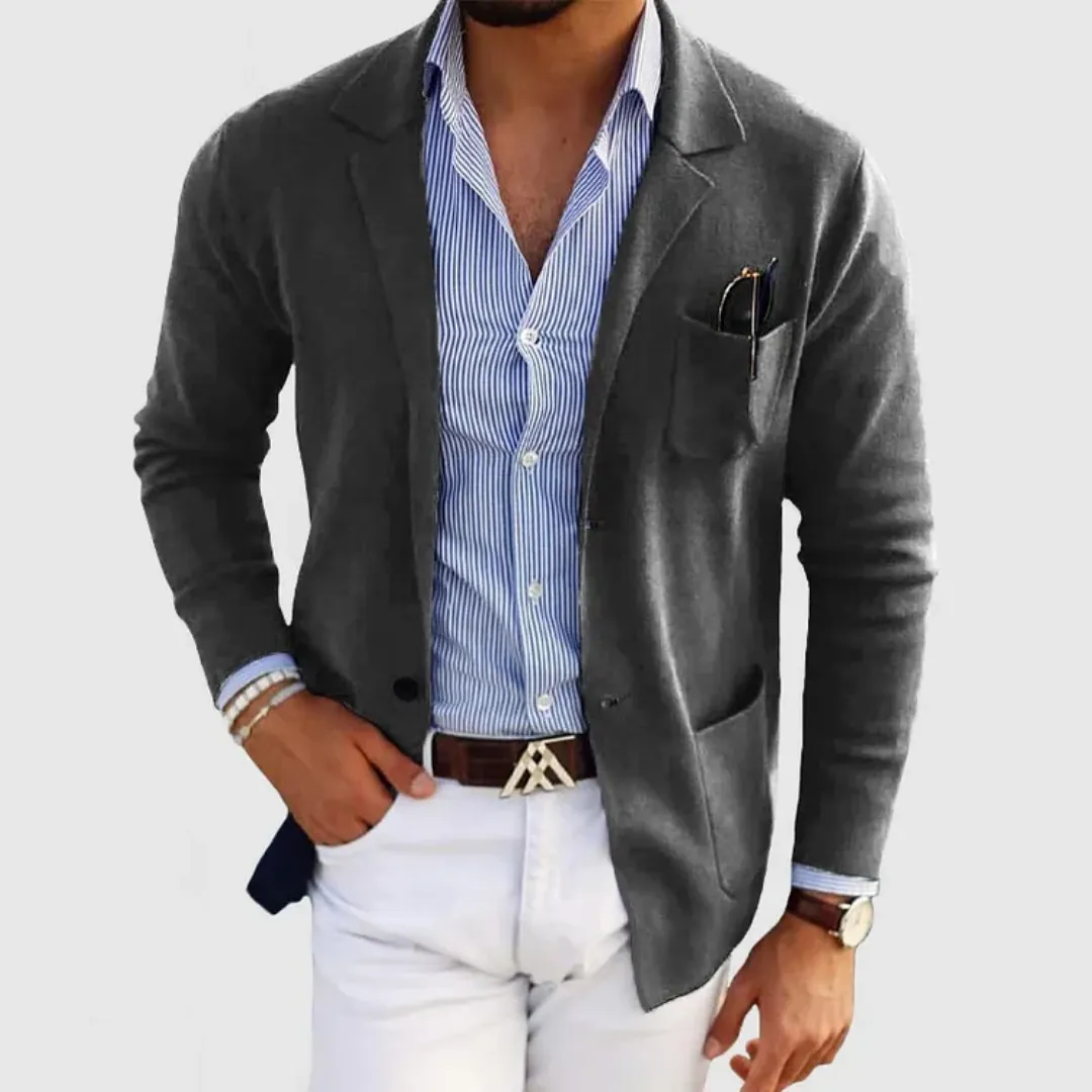 Men's Formal Long Sleeve Cardigan | Knit