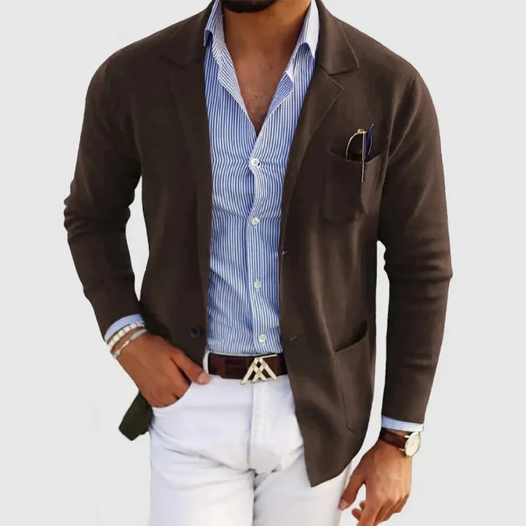 Men's Formal Long Sleeve Cardigan | Knit