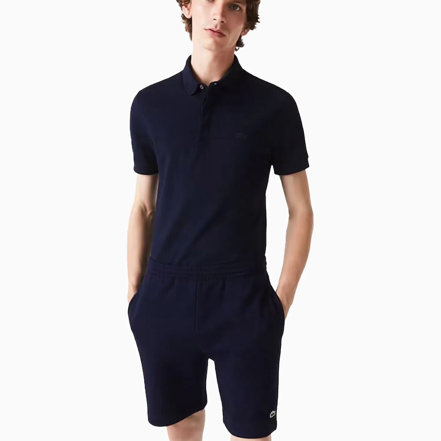 Men's Organic Brushed Cotton Fleece Shorts