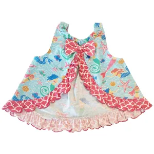 Mermaid Swing Top Spring Summer 3m to 6Y