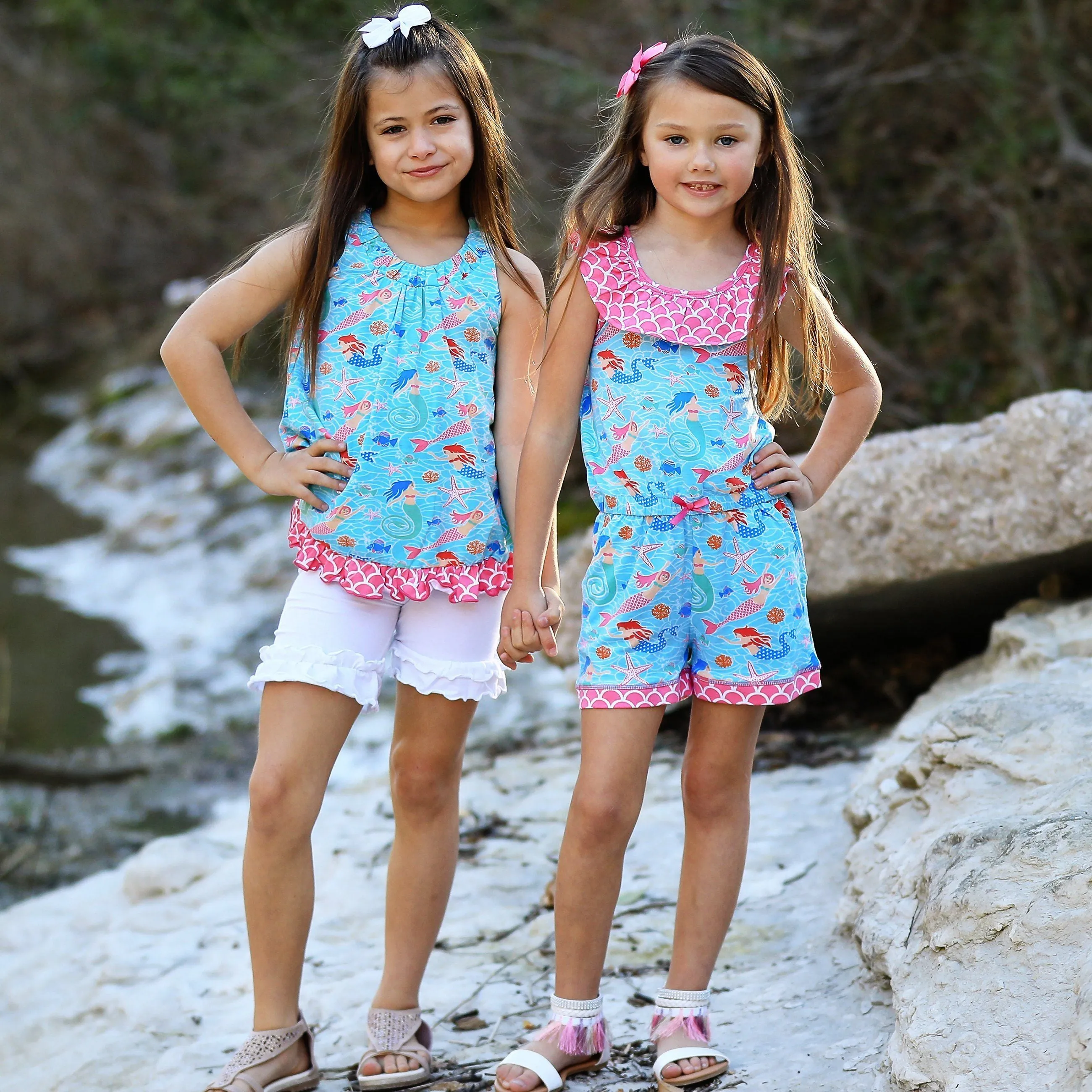 Mermaid Swing Top Spring Summer 3m to 6Y