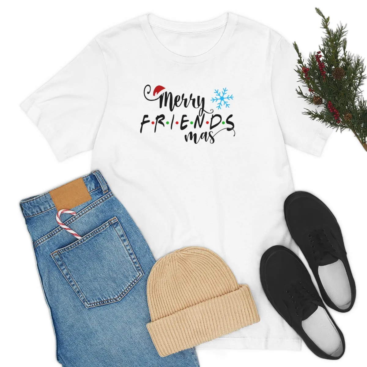 Merry FriendsMas-Unisex Jersey Short Sleeve Tee