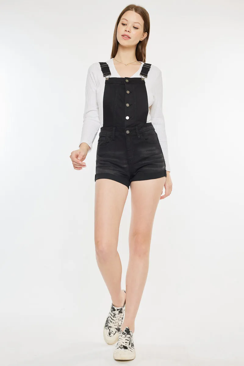 Micah High Rise Overall Shorts