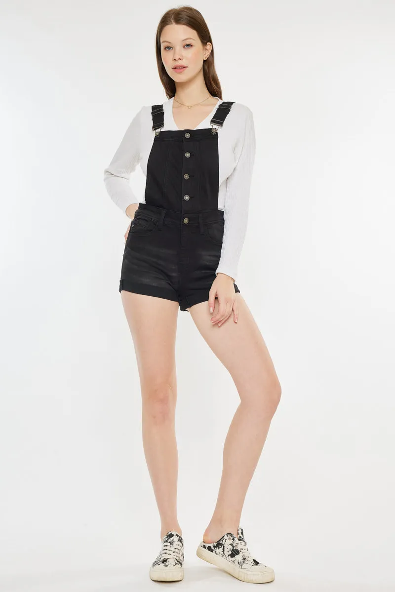 Micah High Rise Overall Shorts