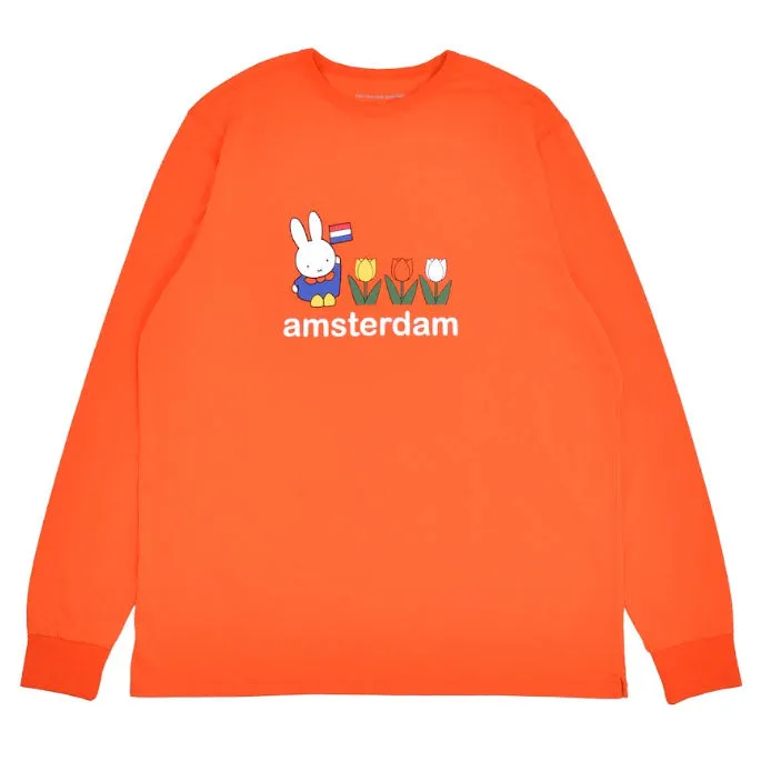 miffy amsterdam longsleeve t-shirt orange