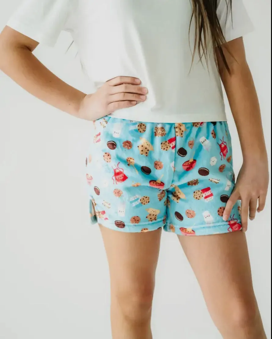 Milk & Cookies Plush Shorts
