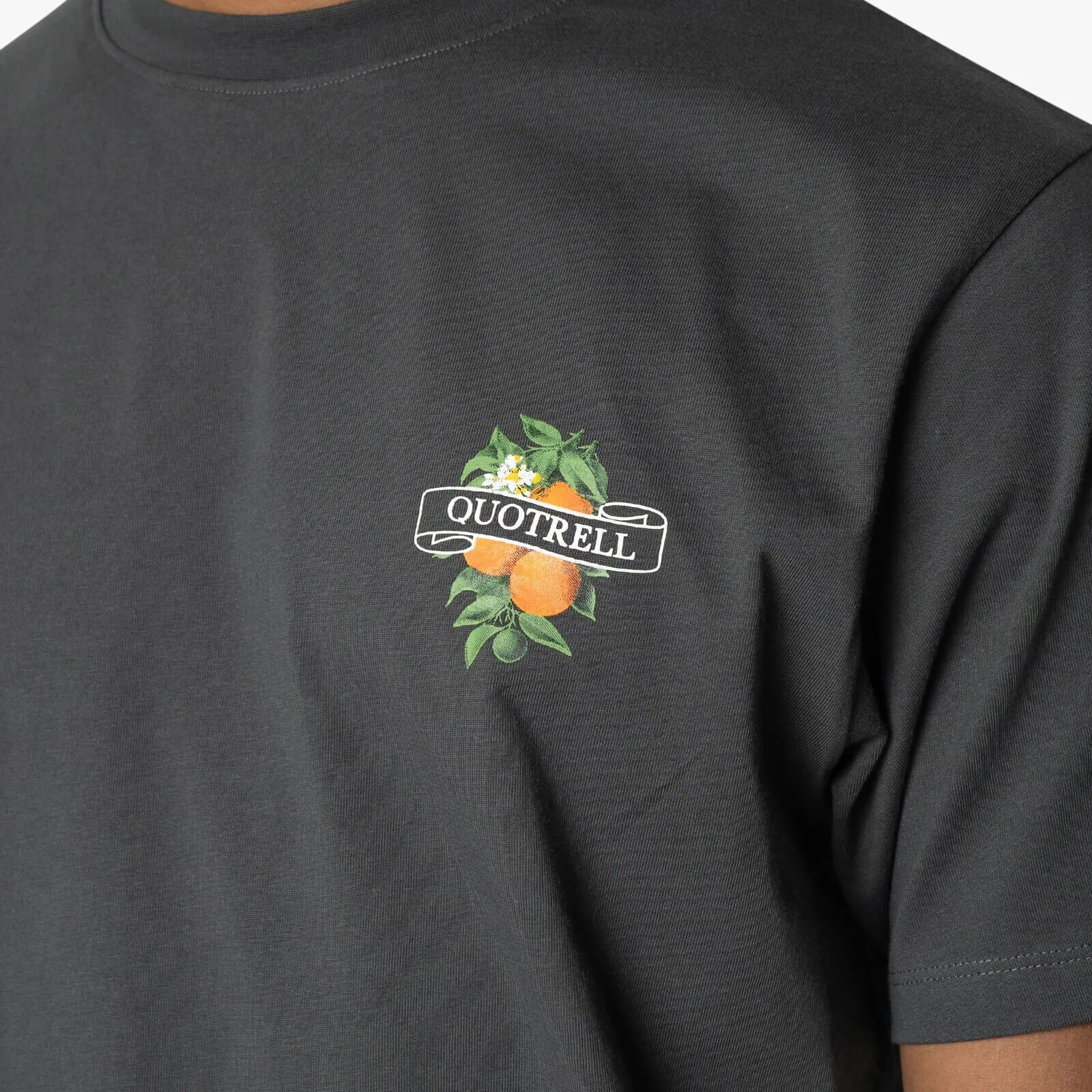 MINEOLA TEE | ANTHRACITE/WHITE