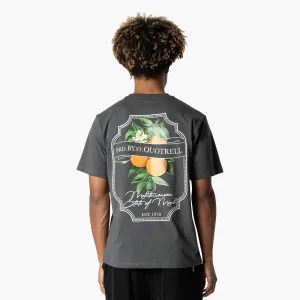 MINEOLA TEE | ANTHRACITE/WHITE