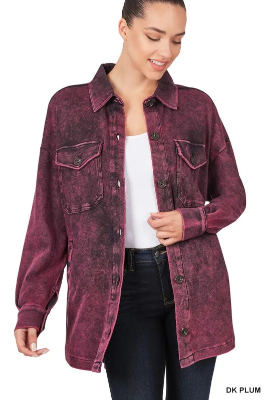 Mineral Washed Shacket