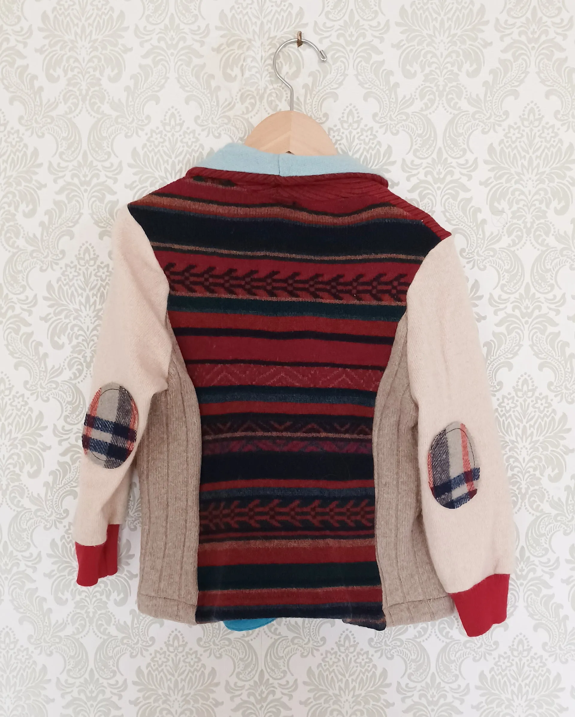 Mini Cherrypop Upcycled Sweater Blazer