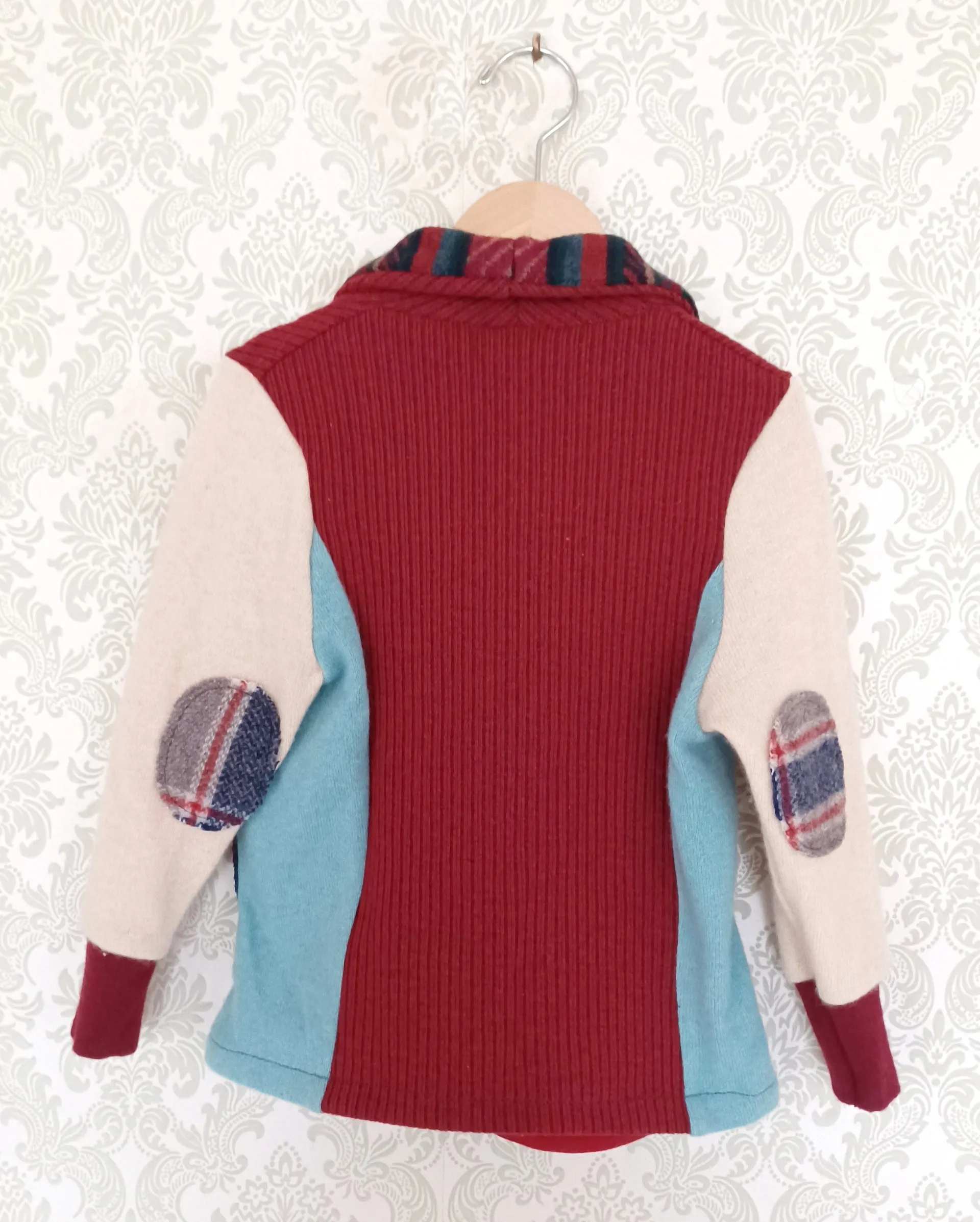 Mini Licorice Upcycled Sweater Blazer