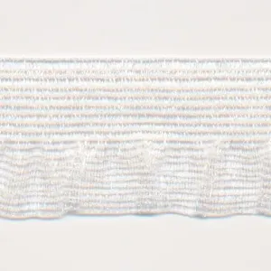 Mist Organdy Frill Stretch #01 White