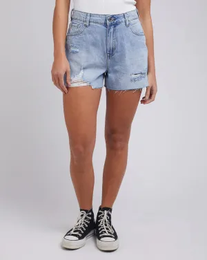 Monica Mom Short - Blue