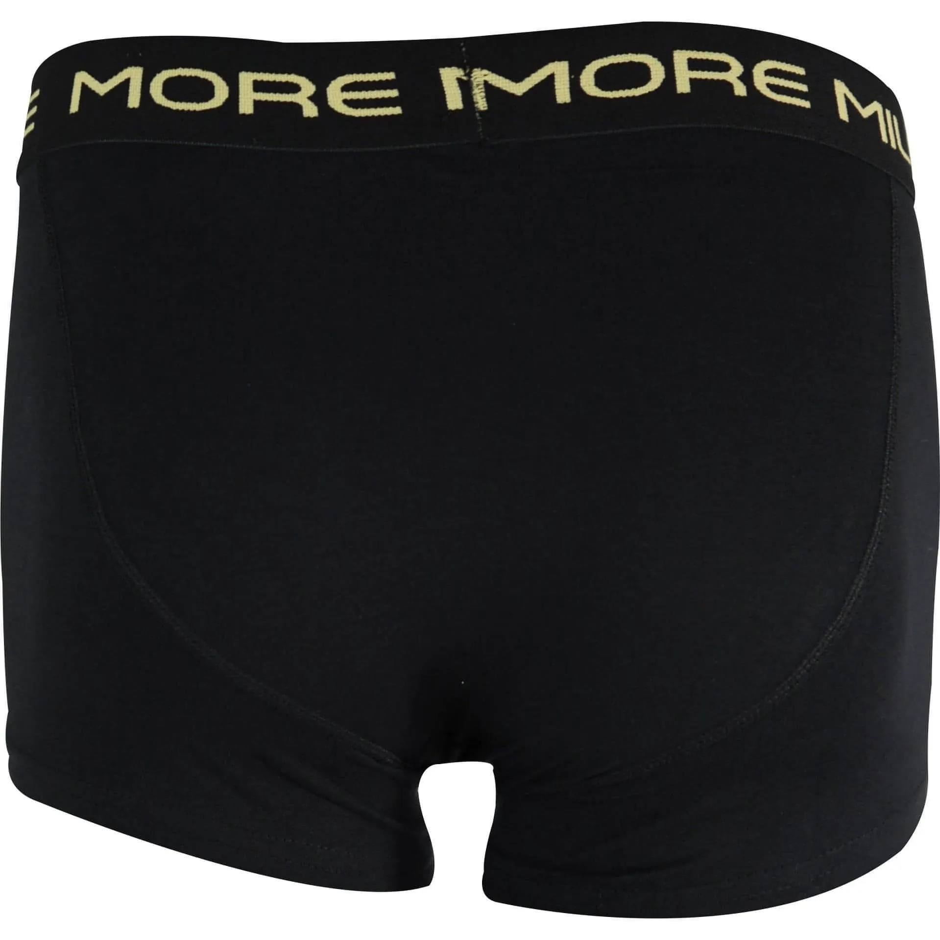 More Mile Classic (2 Pack) Mens Boxer Shorts - Black