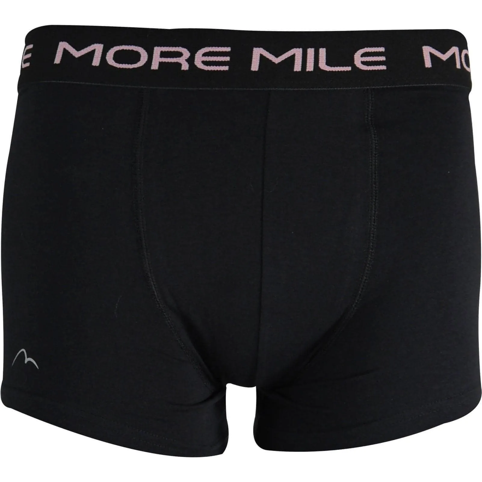 More Mile Classic (2 Pack) Mens Boxer Shorts - Black