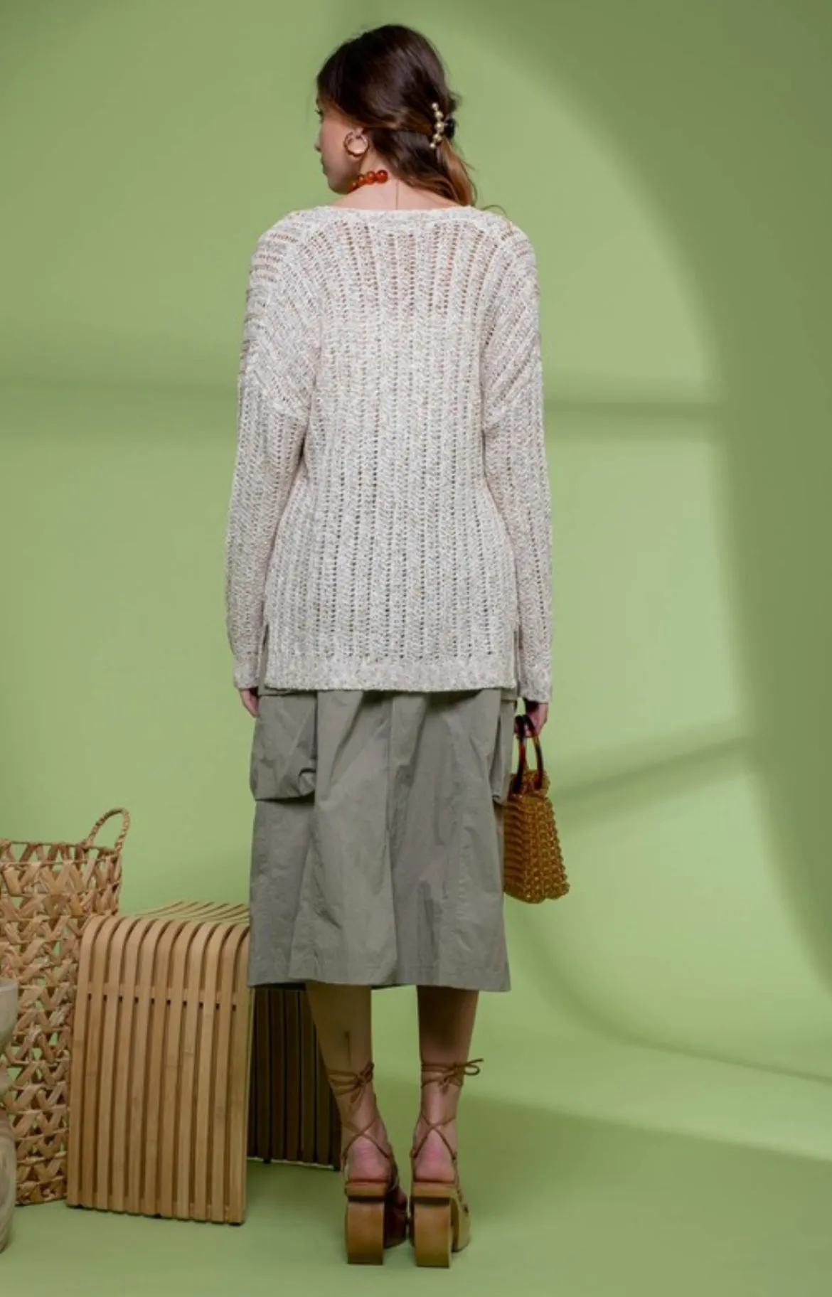 Natural Crochet Cardi