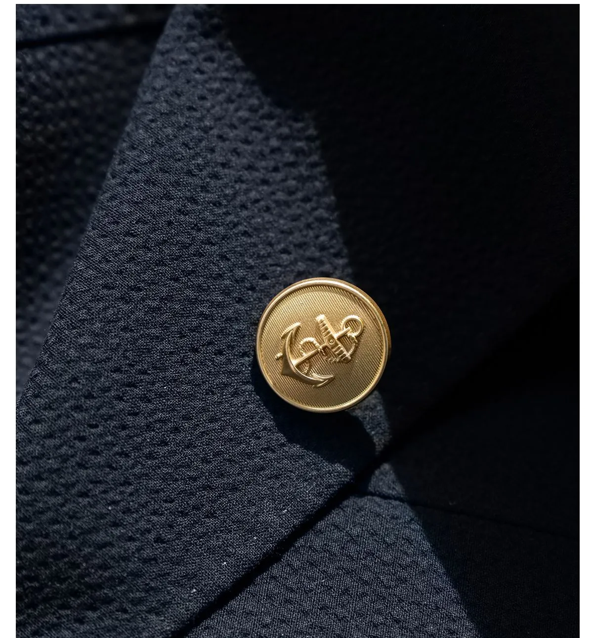Navy Textured Blazer