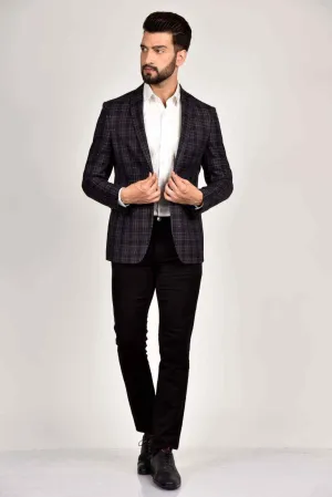 Navy Tweed Blazer