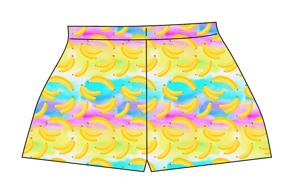 Neon Bananas Ladies' Lounge Shorts