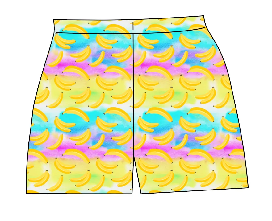 Neon Bananas Ladies' Lounge Shorts