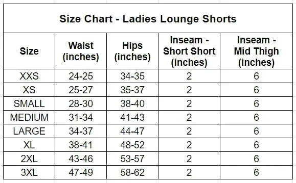 Neon Bananas Ladies' Lounge Shorts