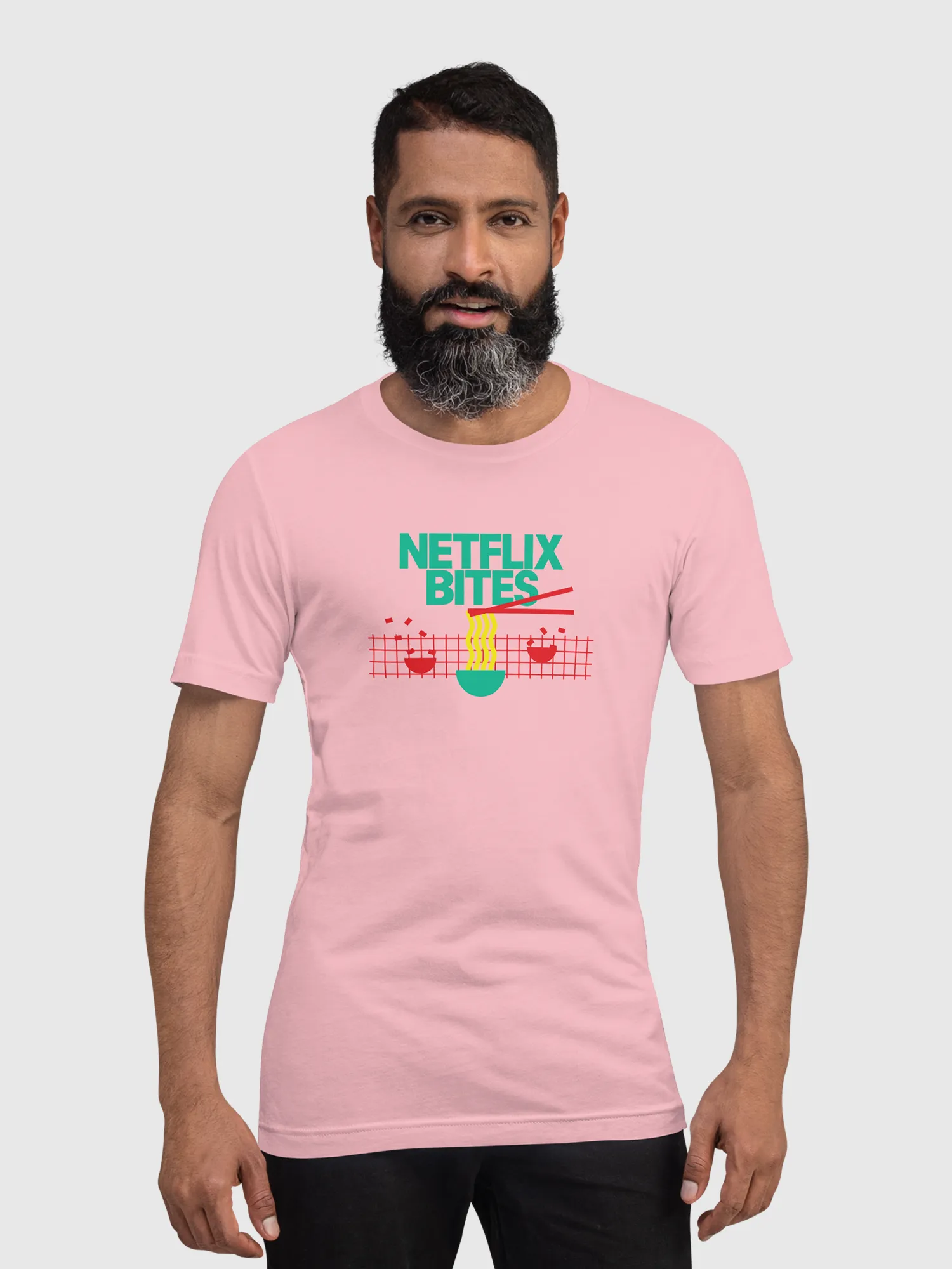 Netflix Bites Exclusive Noodles Unisex T-Shirt [Pink]
