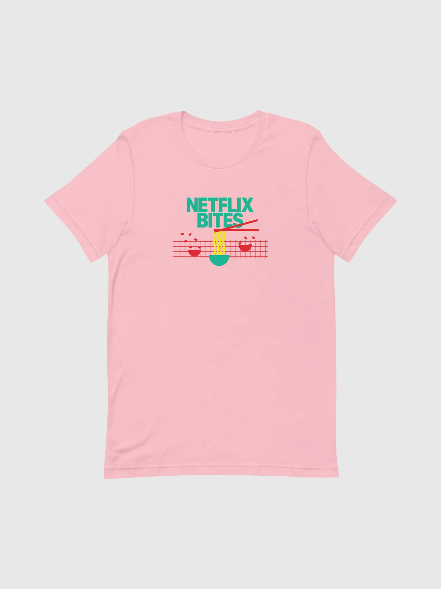 Netflix Bites Exclusive Noodles Unisex T-Shirt [Pink]
